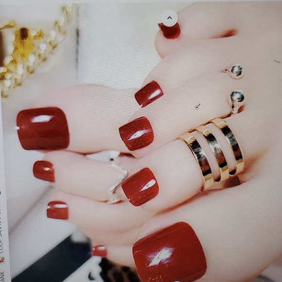 Press on Nail 24 Pieces False Toenail - Picture 1 of 4